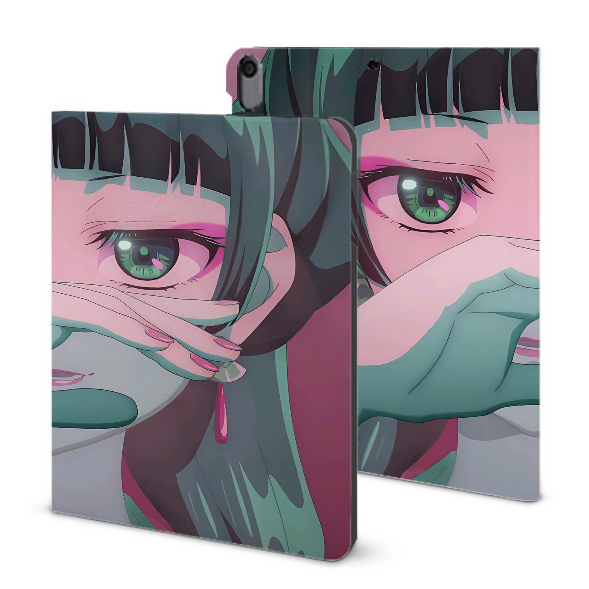 （画像用） 薬屋のひとりごと The Apothecary Diaries IPad ケース ブック型 PUレザー TPU 耐衝撃 軽量 薄型 ペン収納なし 全面保護 IPad 各モデル対応